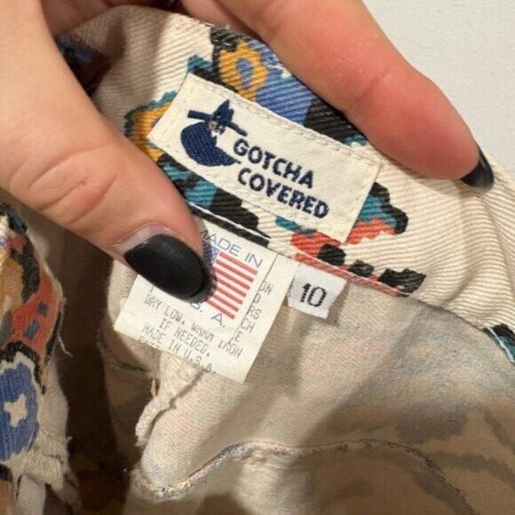 90s GOTCHA COVERED 100% cotton skirt - Picture 9 of 9